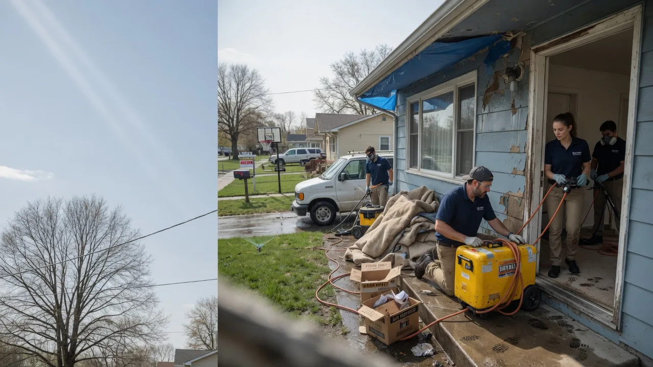 Basement Flood Cleanup in Caseyville, IL near me
